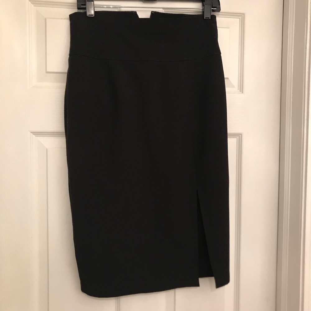 Forever 21 Midi Pencil Skirt with Slit, Size M